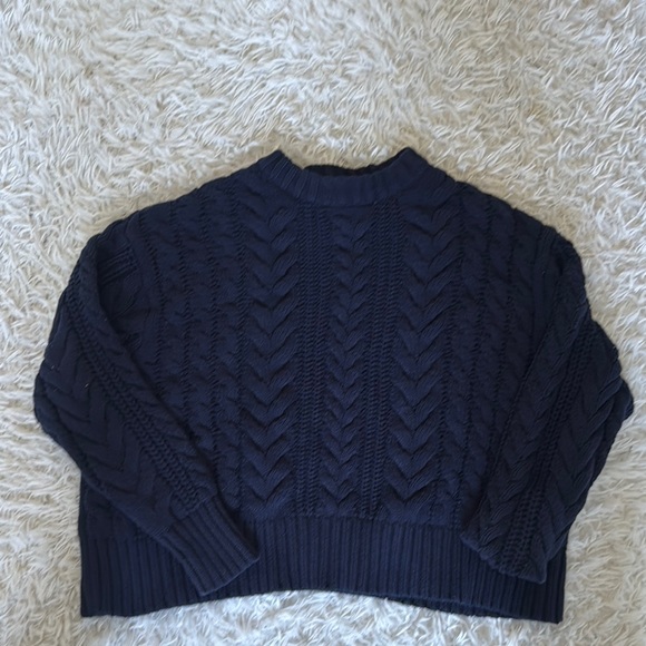 pacsun navy sweater (one size fits like a M) never worn - Picture 1 of 3